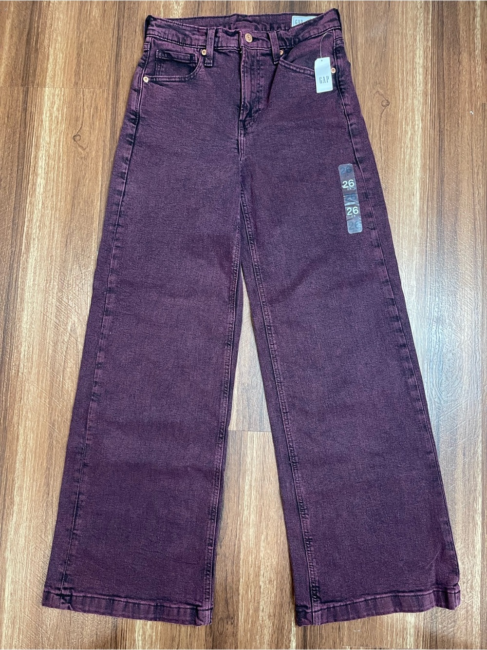 GAP High Rise Stride Wide-Leg Jeans